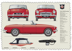 MGB Roadster (wire wheels) 1962-64 Glass Cleaning Cloth